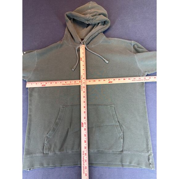 Obey Hoodie Sweatshirt “Obey Propaganda” on Sleeve Pullover Green Mens LG - Picture 7 of 9